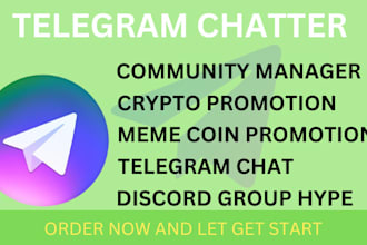 crypto telegram promotion, solana meme coin promotion meme coin telegram chatter