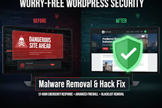 provide professional wordpress malware removal and security hardening