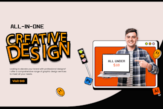provide eye catching designing services for all your needs