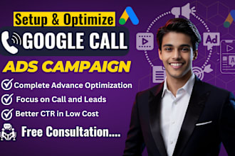 setup google phone call ads for USA and canada local businesses
