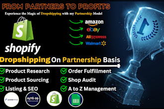 do shopify store design and shopify dropshipping