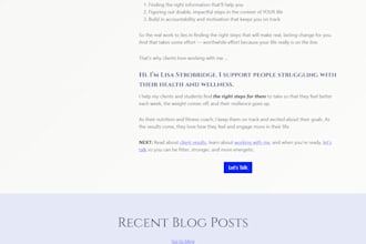 design a web page for a coaching business using wix