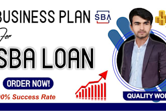 write a professional business plan for sba loan approval