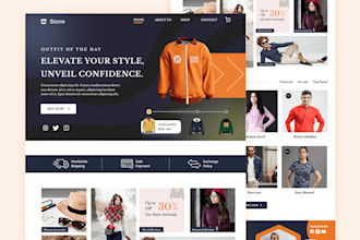 design shopify clothing brand design, shopify clothing store