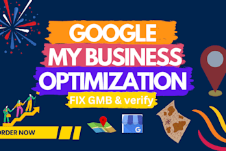 create and set up google my business profile and gmb ranking