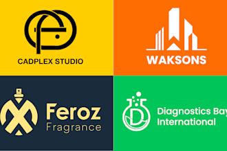 do lettermark, wordmark and minimalist logo designs