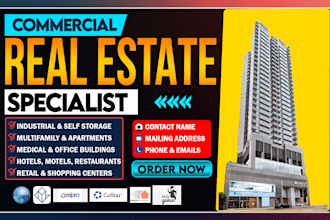 do skip tracing and list building for commercial properties