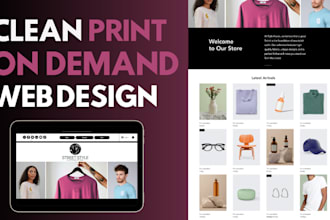 design redesign print on demand website