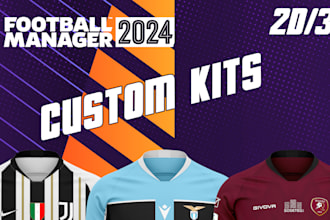 create custom kits for football manager