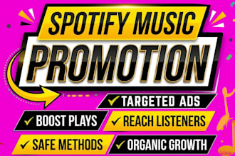 do professional spotify music promotion with targeted ads