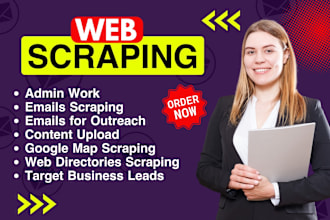 scrap contact detail info valid verified business emails gathering gmb listings