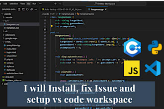 install, fix  and configure visual studio on windows and mac