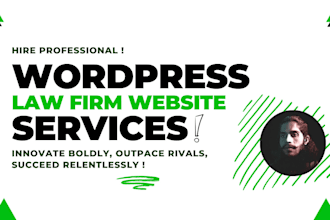 design or redesign your law firm, lawyer, attorney, notary, or legal website