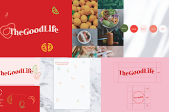 design a bold and playful logo and brand style guide