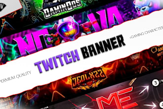 design a custom twitch banner