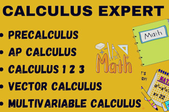 be tutoring precalculus vector calculus 1 2 3 discrete math algebra 1 2