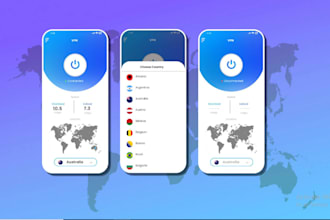 make a professional VPN app with in app purchases and ads