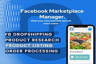facebook marketplace, fb dropshipping shopify store product list, social banner