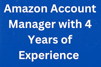 amazon account manager campaign manager amazon fba