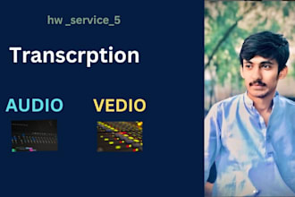best in transcription of audio and vedio