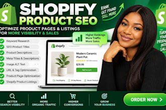 optimize shopify product SEO product page optimization shopify product listings
