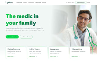 design medical website, healthcare website using wordpress
