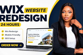 design wix website, redesign wix website, wix website redesign, wix website