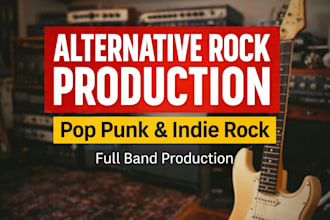 produce your alternative rock, pop punk or indie rock song