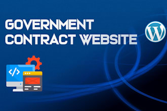 build custom wordpress government contract website
