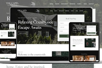 design property management website, hotel booking system, rental website, airbnb