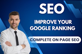 boost google ranking with on page SEO wordpress, shopify, wix, squarespace