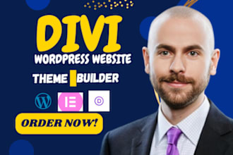 design wordpress landing page with divi builder, elementor and brizy