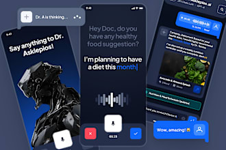 develop ai speech recognition app, text to speech app, ai voice command app