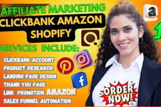 set up clickbank affiliate marketing sales funnel digistore24  link promotion