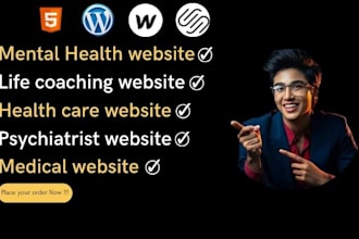 healthcare website, mental health, therapy, counselling site life coaching