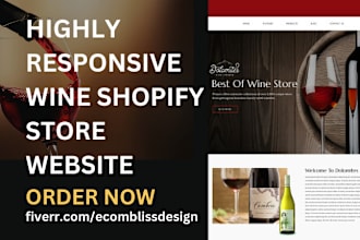 design liquor wine beverage neon energy drink dropshipping shopify store website