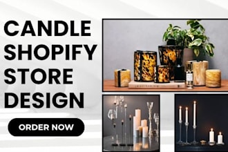 design candle website candle shopify store candle store candle website