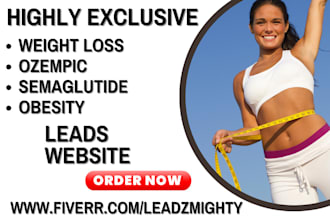 generate weight loss leads ozempic tirpetazide telemedicine semaglutide website