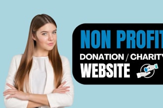 do non profit website for charity, donation, fundraising, 501c3 and crowdfunding