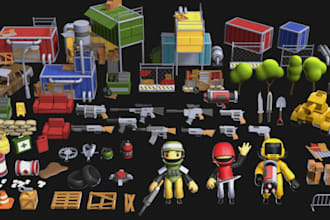 design game graphic, game art, game ui,ux, game assets for your game development