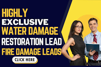 generate water damage water restoration leads water filtration fire damage leads