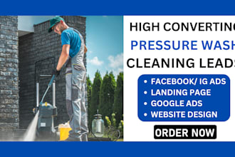 generate pressure washing leads hauling leads junk removal home cleaning website