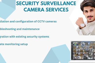 provide professional security surveillance camera services