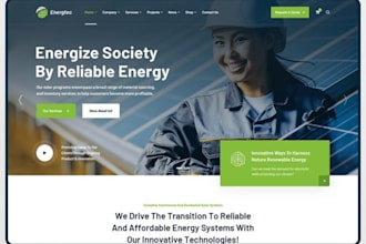 design solar website contractor website handyman website solar landing page