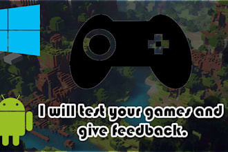 test your game and suggest gameplay improvements