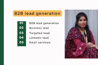 provide b2b leads, email addresses based on your demand