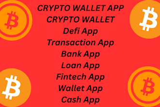 build defi app transaction app bank app loan app fintech app wallet app cash app