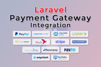 do php laravel payment gateway integration and customization