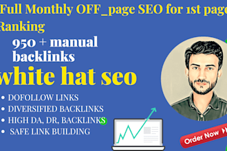 monthly off page SEO backlink services for maximum exploding