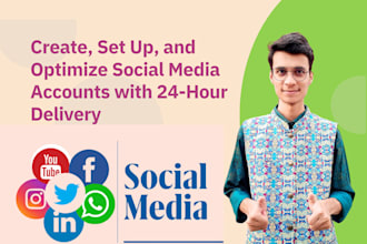 create social media accounts, and set up business pages within 24 hours